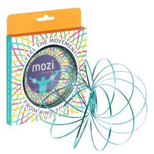 Fun in Motion MOZI Flow Ring Like a Slinky for your Arm Fidget Toy Spinner Blue